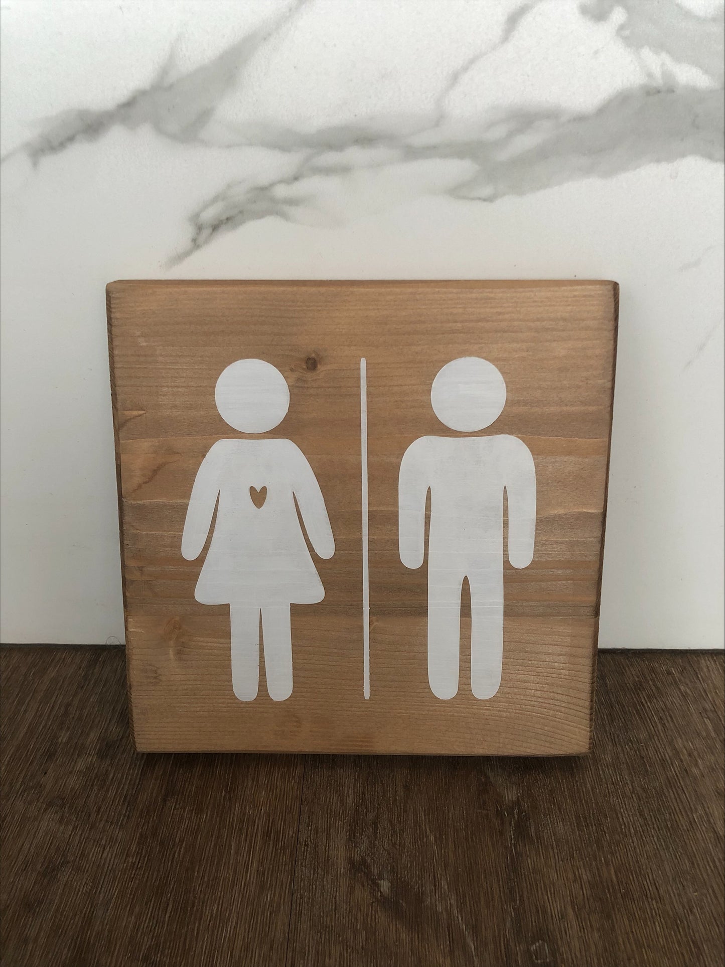 Pancarte de porte pour les toilettes