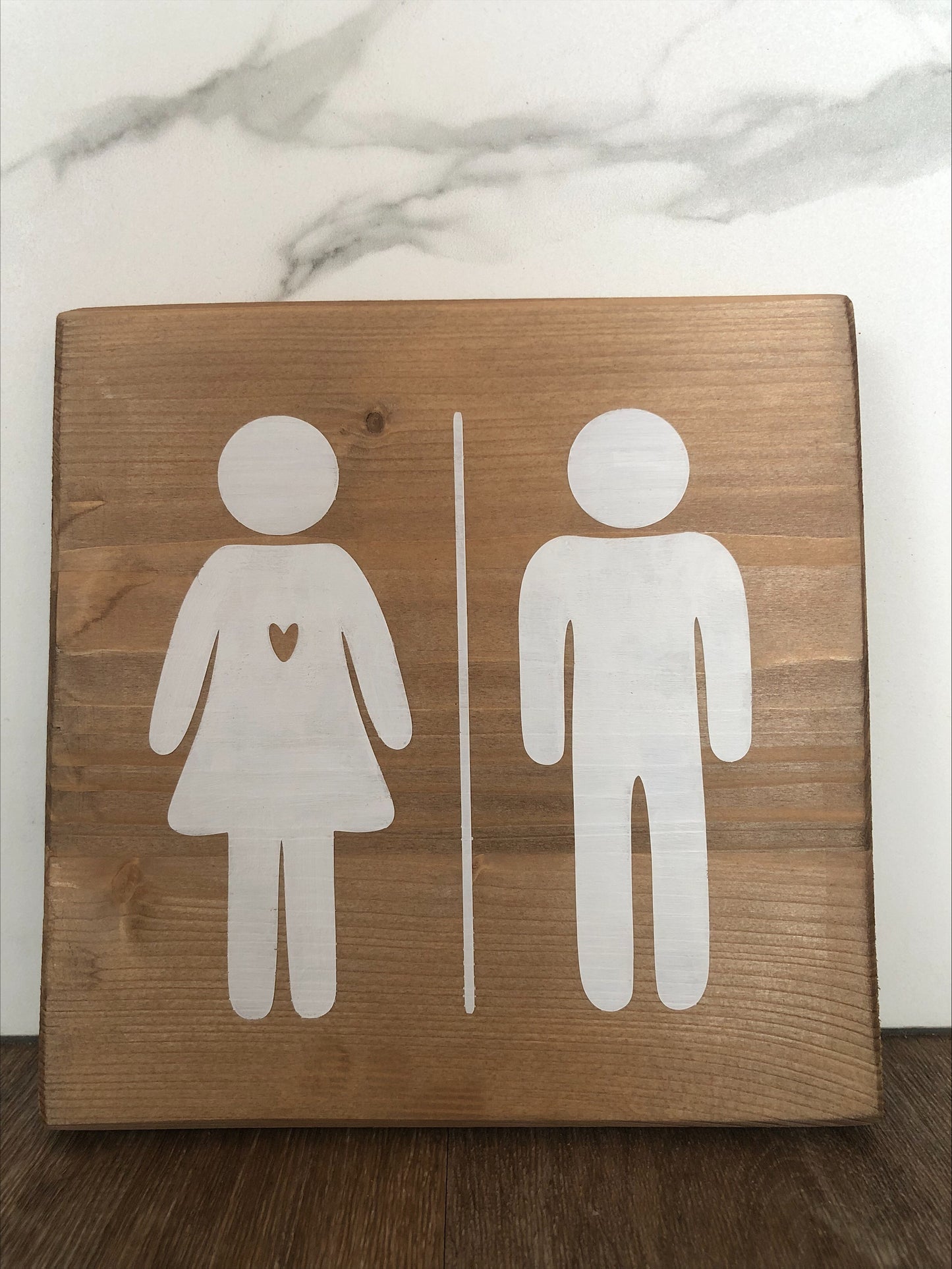 Pancarte de porte pour les toilettes