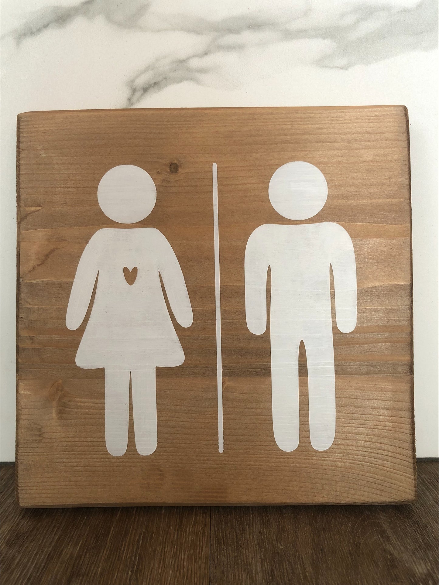 Pancarte de porte pour les toilettes